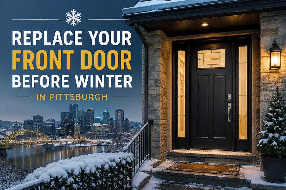 Replace Your Front Door Before Winter in Pittsburgh