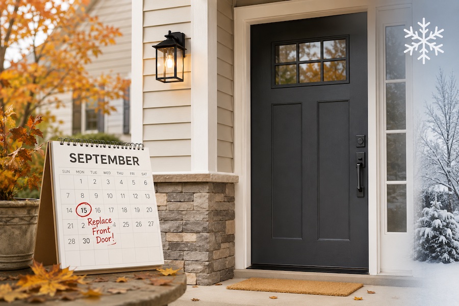 Replace Your Front Door in September Before Winter Hits Delaware